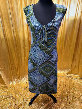 90s blind date brand size medium paisley dress